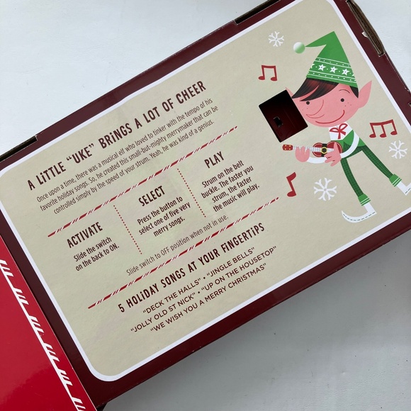 Hallmark Yule-K-Lele 2013 Plays 5 Holiday Songs At Your Fingertips. New In Box - Picture 14 of 14